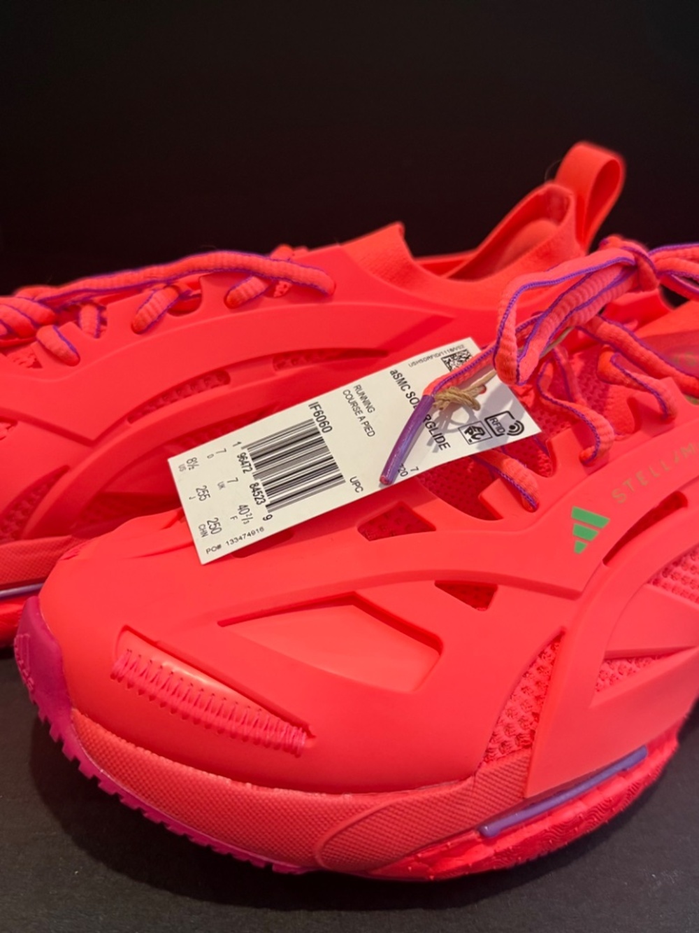 STELLA MCCARTNEY/ADIDAS SOLARGLIDE RUNNING Tennis/Sneakers - size 8 1/2 - Picture 3 of 7
